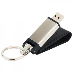 Leather - Metal ER KEYCHAIN PT502A Pendrive