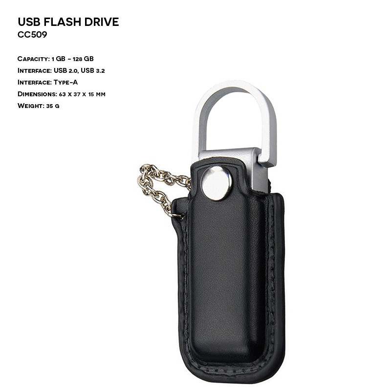 Leather - Metal ER CLASSIC CC3509 Pendrive